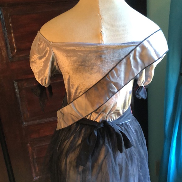 XLarge Girl Prom Queen Corpse Amscan Suit Yourself Costumes dress, sash, Corsage - Picture 10 of 17